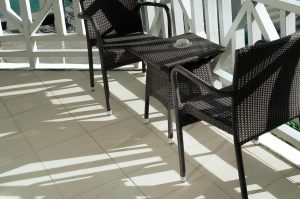 outdoor white patio tiles